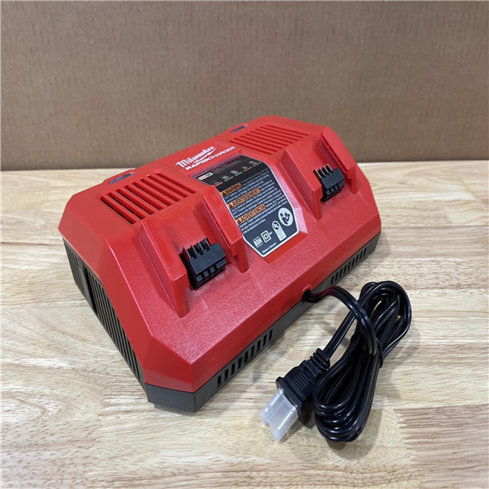 AS-IS - Milwaukee 18-Volt Lithium-Ion Dual Bay Rapid Battery Charger
