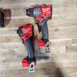 HOUSTON LOCATION - AS-IS MILWAUKEE FUEL 18V Lithium-Ion Brushless Cordless Hammer Drill and Impact Driver Combo Kit (2-Tool) with 2 Batteries