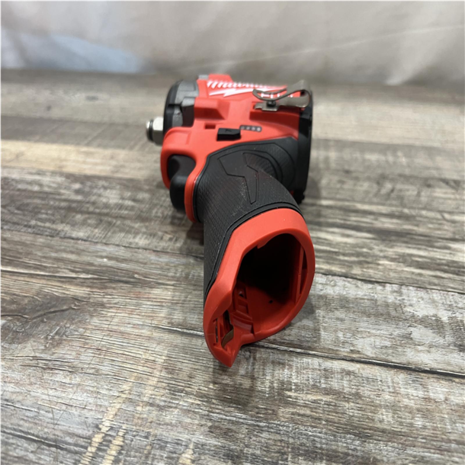 AS-IS Milwaukee FUEL 12V Lithium-Ion Brushless Cordless Stubby 1/2 in. Impact Wrench (Tool-Only)