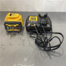 AS-IS - DEWALT FLEXVOLT 20V/60V MAX Lithium-Ion 6.0Ah Battery Pack with 6 Amp Output Charger