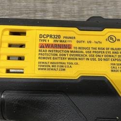 AS-IS DEWALT 20V MAX Cordless Battery Powered Pruner Kit