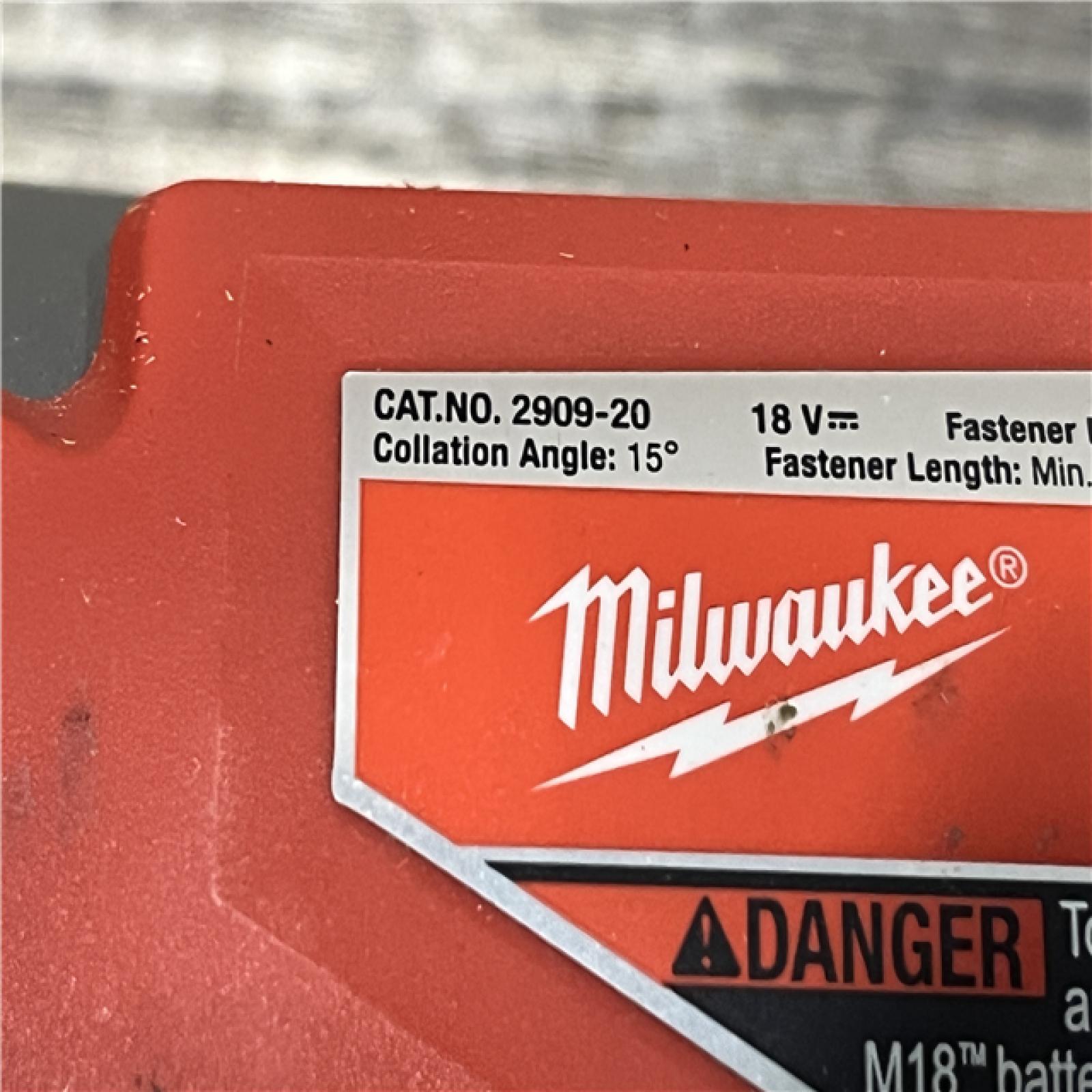 AS-IS Milwaukee FUEL 18-Volt Lithium-Ion Brushless Cordless Coil Roofing Nailer (Tool Only)