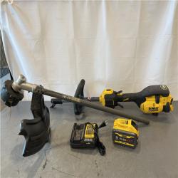 AS-IS - DEWALT FLEXVOLT 60V MAX 17 in. Cordless Battery Powered Attachment Capable Trimmer Kit