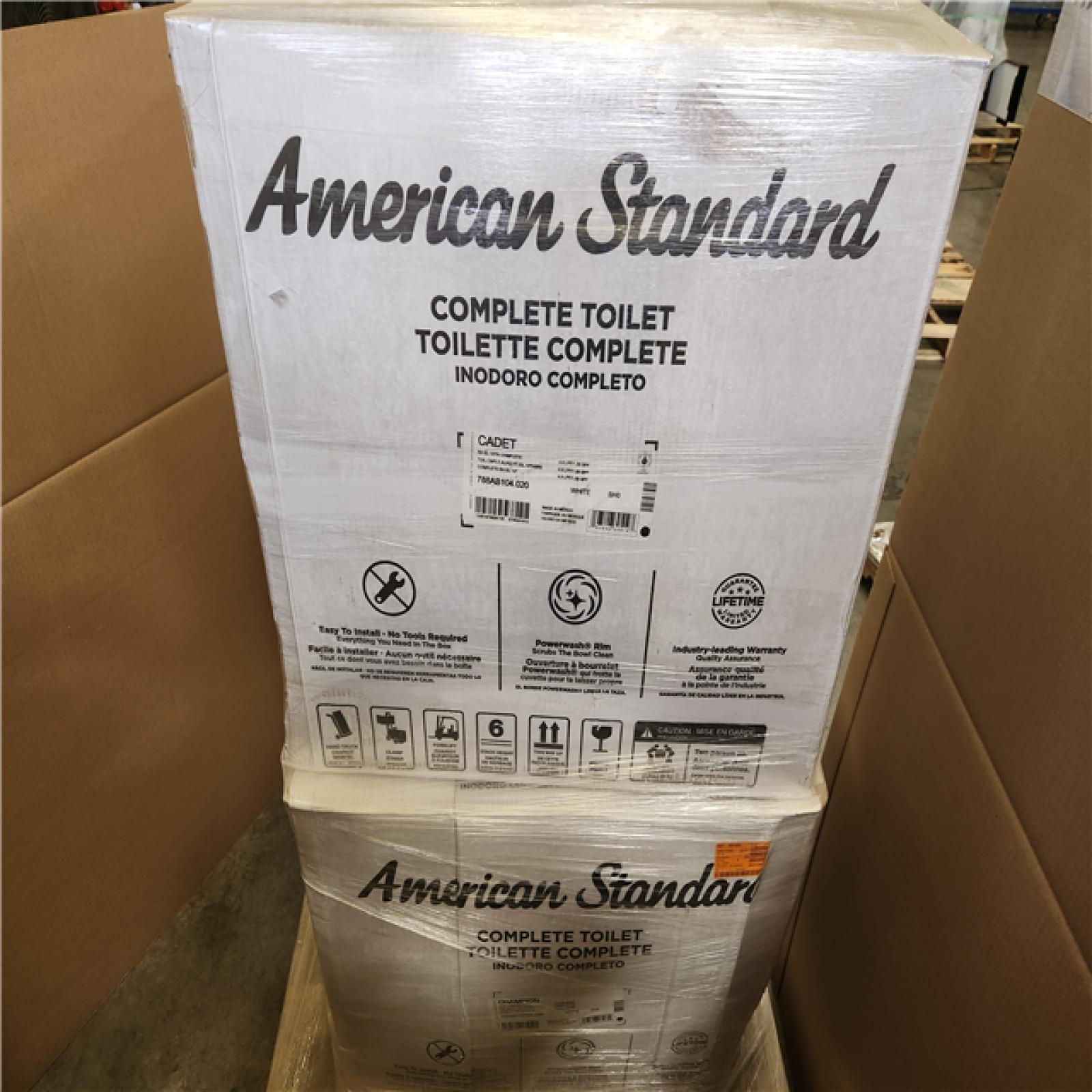 Phoenix Mixed American Standard Toilet Pallet (6 Toilets)