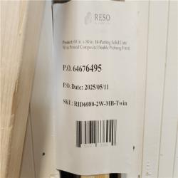 Phoenix Location 2 NEW RESO 60 in. x 80 in. Bi-Parting Solid Core White Primed Composite Double Prehung French Door