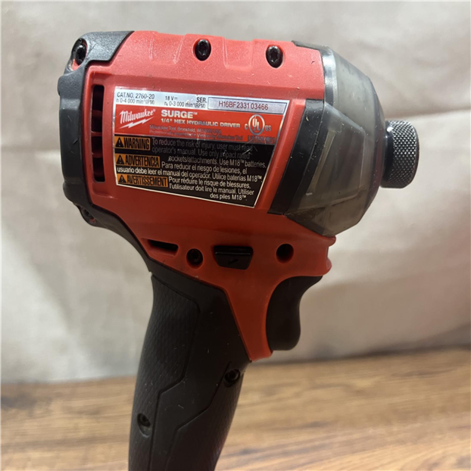 AS-IS Milwaukee 2760-20 - M18 Fuel Surge 18V Cordless Drill/Driver Bare Tool