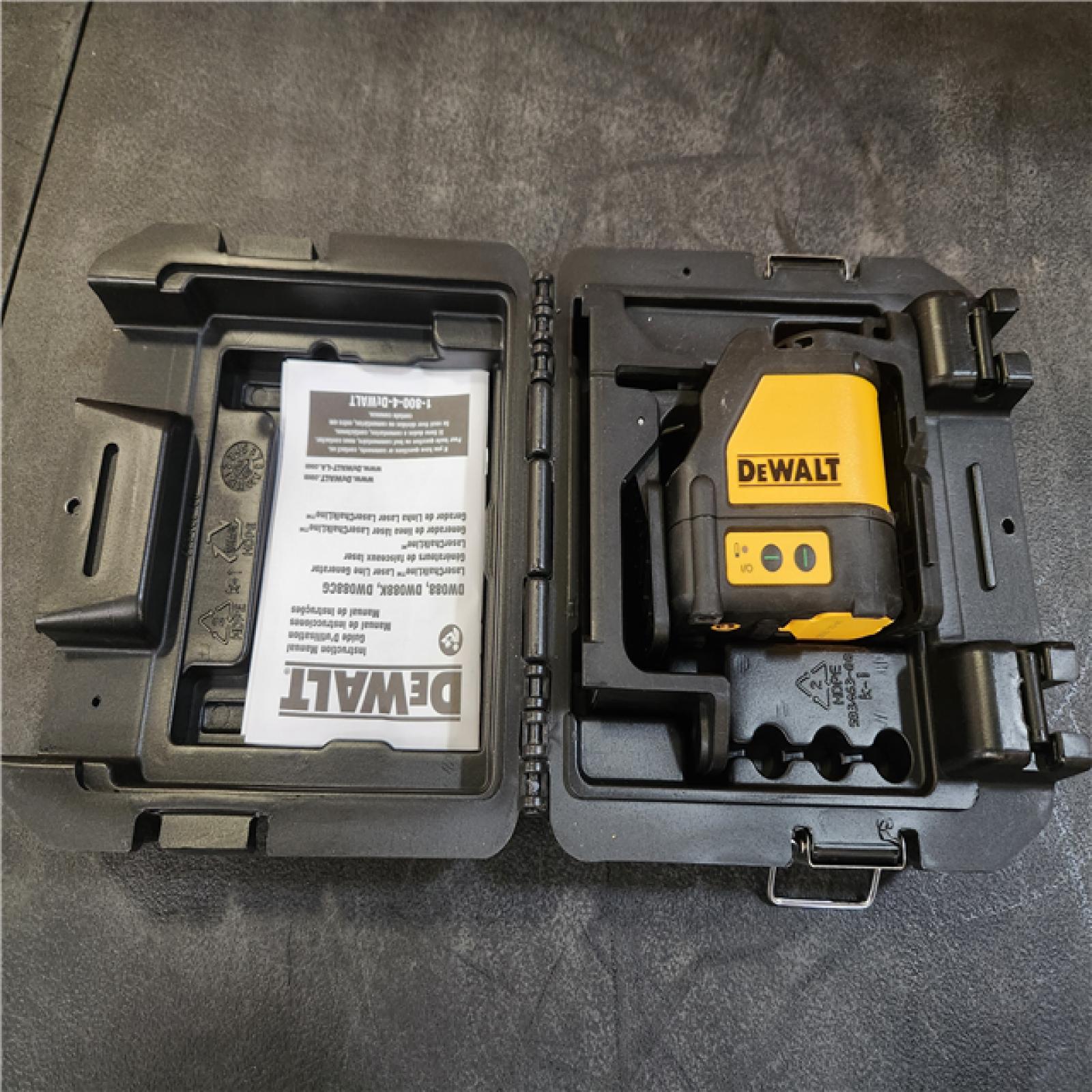 Phoenix NEW DEWALT 100 ft. Green Self-Leveling Cross Line Laser Level (Tool Only)