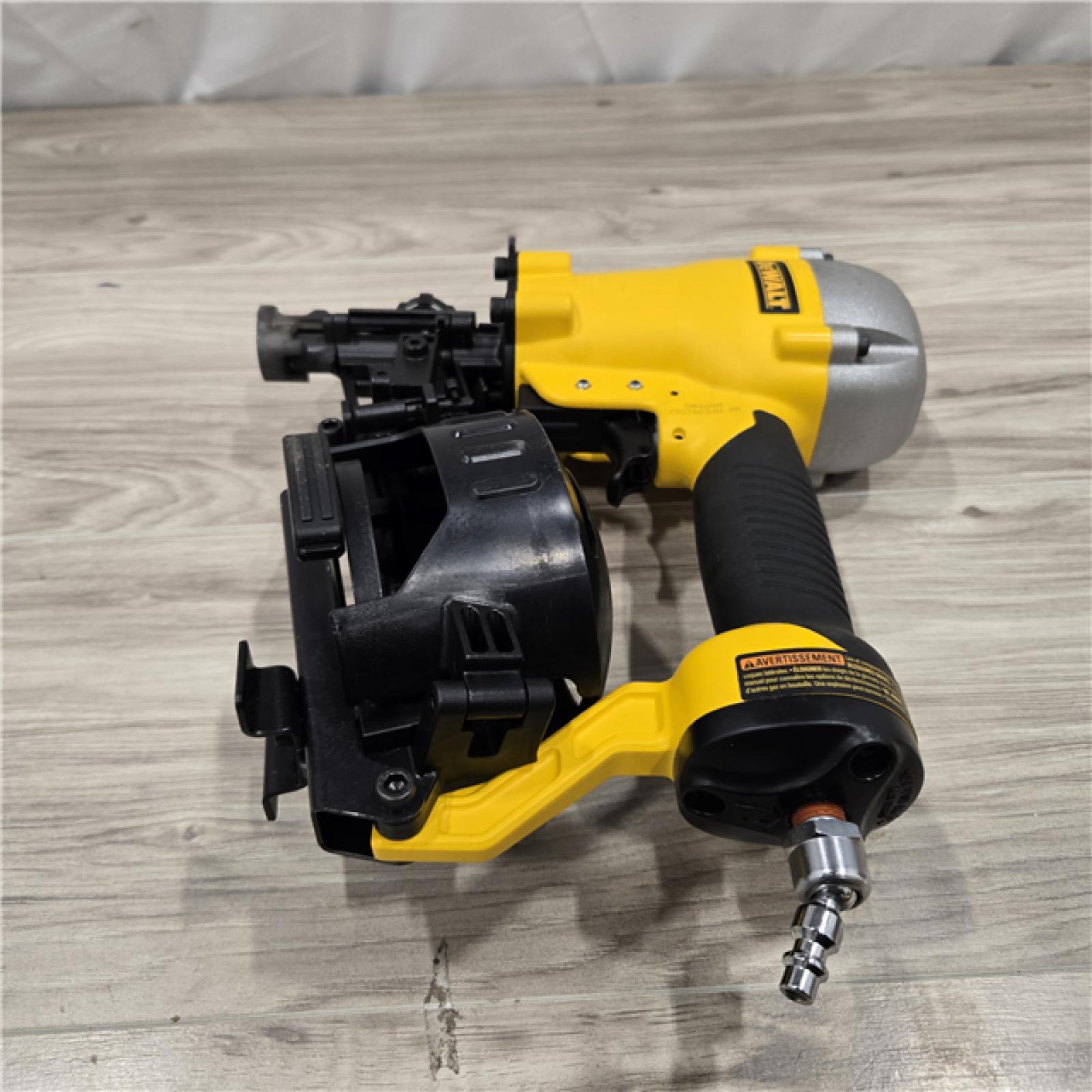 AS-IS DeWalt 15 Degree Pneumatic Coil Roofing Nailer (Tool-Only)