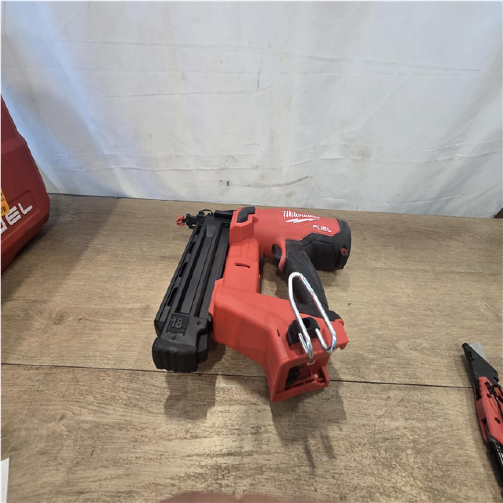 AS-IS Milwaukee FUEL 18-Volt Lithium-Ion Brushless Cordless Gen II 18-Gauge Brad Nailer (Tool-Only)