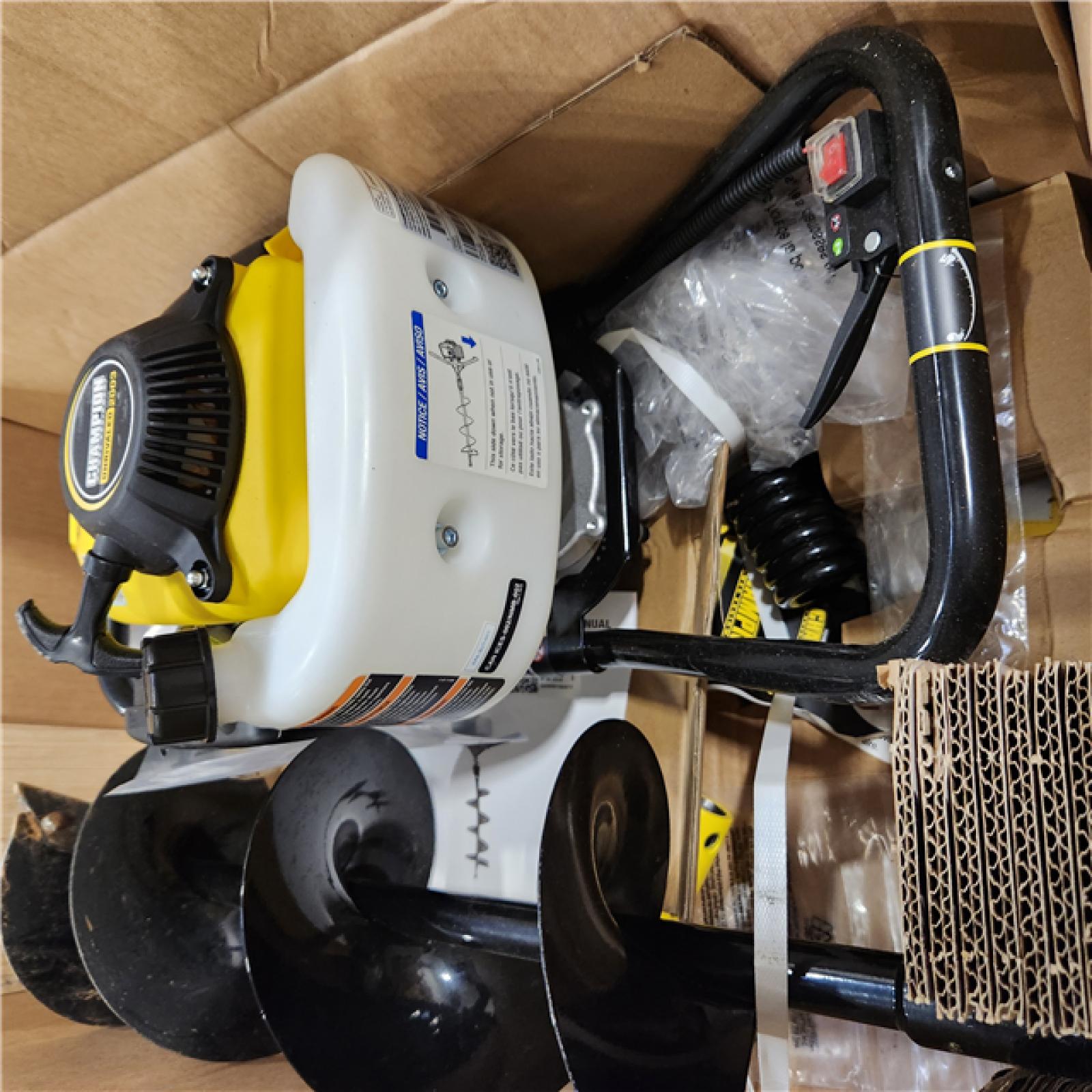 Dallas Location - As-Is  Champion Power Equipment 53cc 4-Cycle Gas Auger