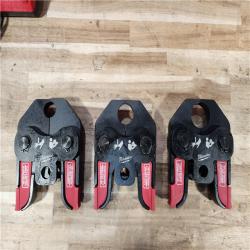 HOUSTON LOCATION - AS-IS Milwaukee 18V Lithium-Ion Cordless Short Throw Press Tool with 3 PEX Crimp Jaws Kit