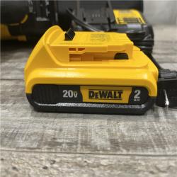 AS-IS DEWALT 20V MAX Lithium-Ion 15-Degree Electric Cordless Roofing Nailer Kit