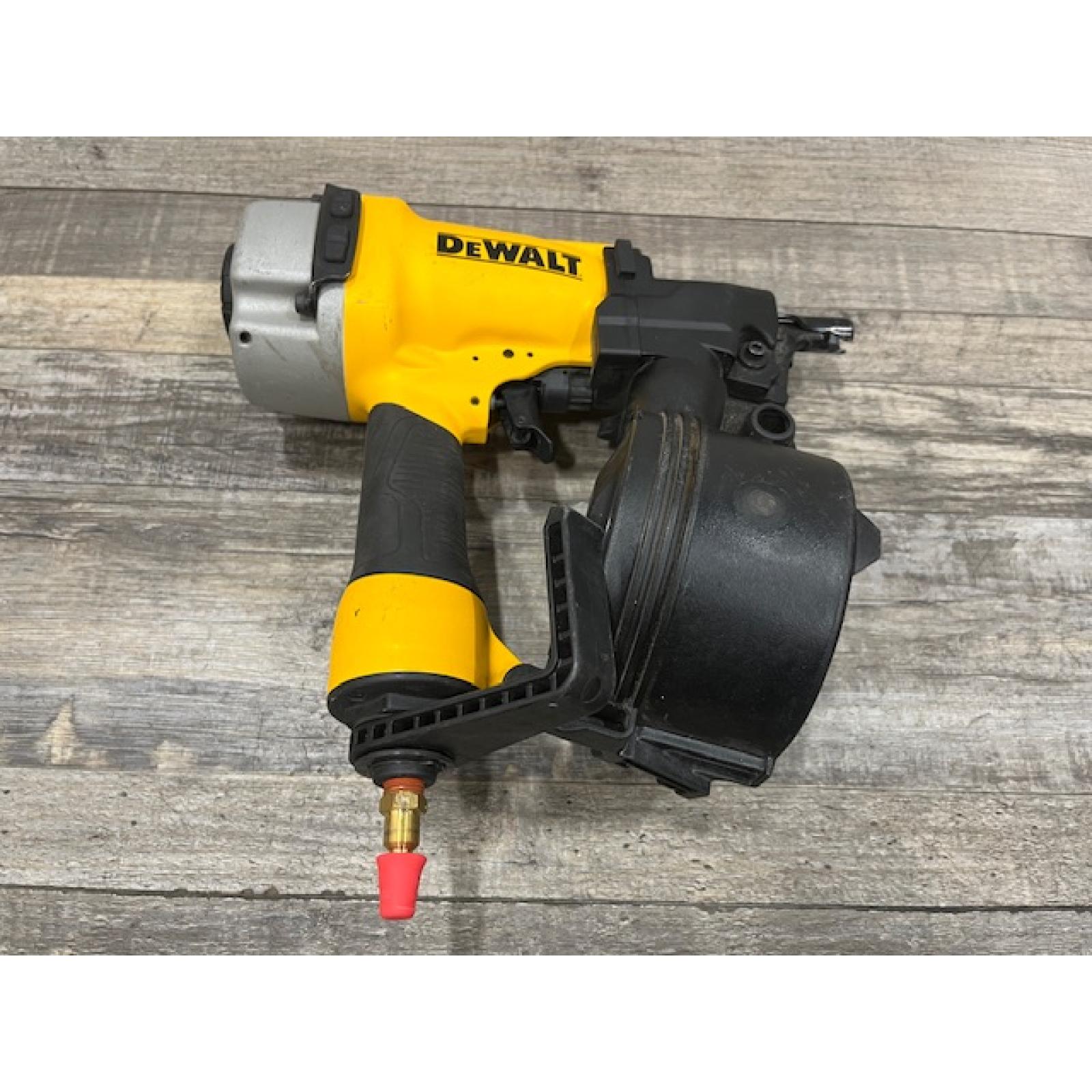 AS-IS DEWALT Pneumatic 15-Degree Coil Corded Siding Nailer