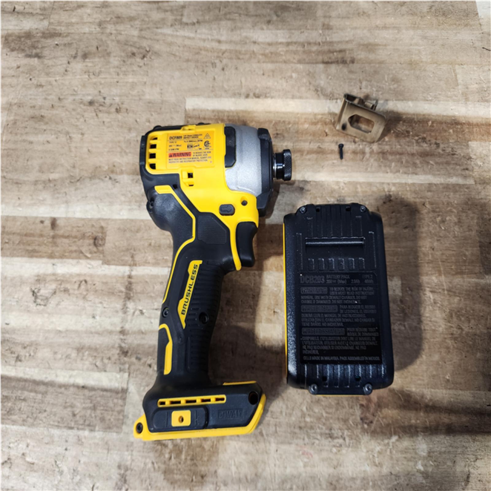 Houston Location AS-IS DeWalt ATOMIC Impact and Battery