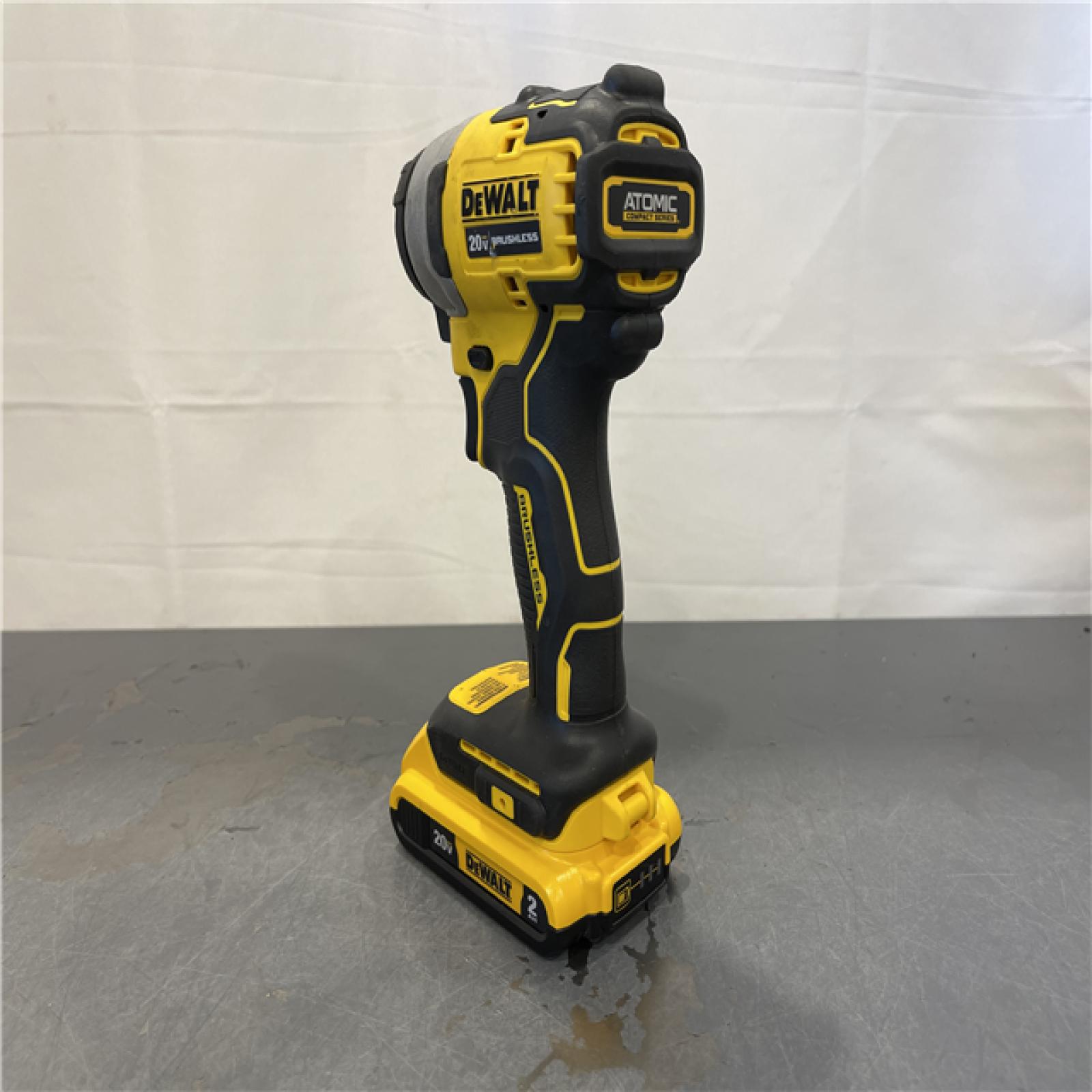 AS-IS - DeWALT ATOMIC 20V Max Lithium-Ion Brushless Cordless Compact 1/4 in. Impact Driver Kit