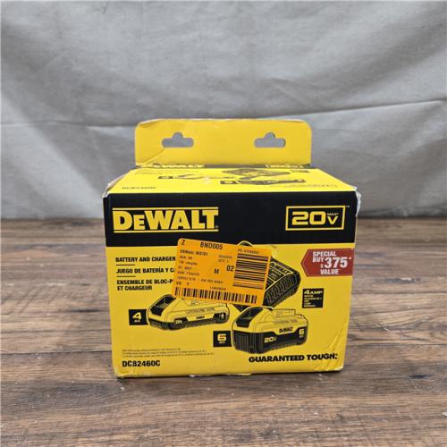 NEW DEWALT 20V MAX Lithium-Ion 6.0Ah and 4.0Ah Battery and Charger Starter Kit