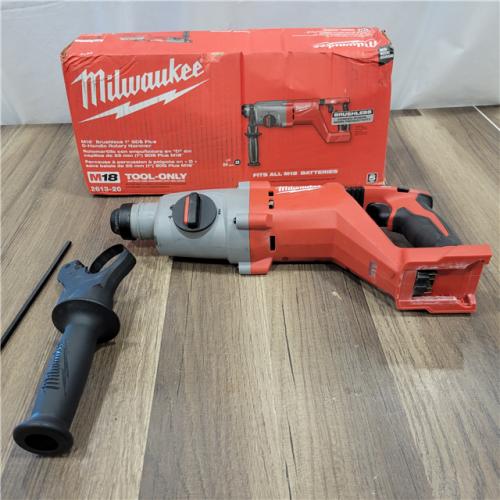 AS-IS Milwaukee  M18 18V Lithium-Ion Brushless Cordless 1 in. SDS-Plus D-Handle Rotary Hammer (Tool-Only)