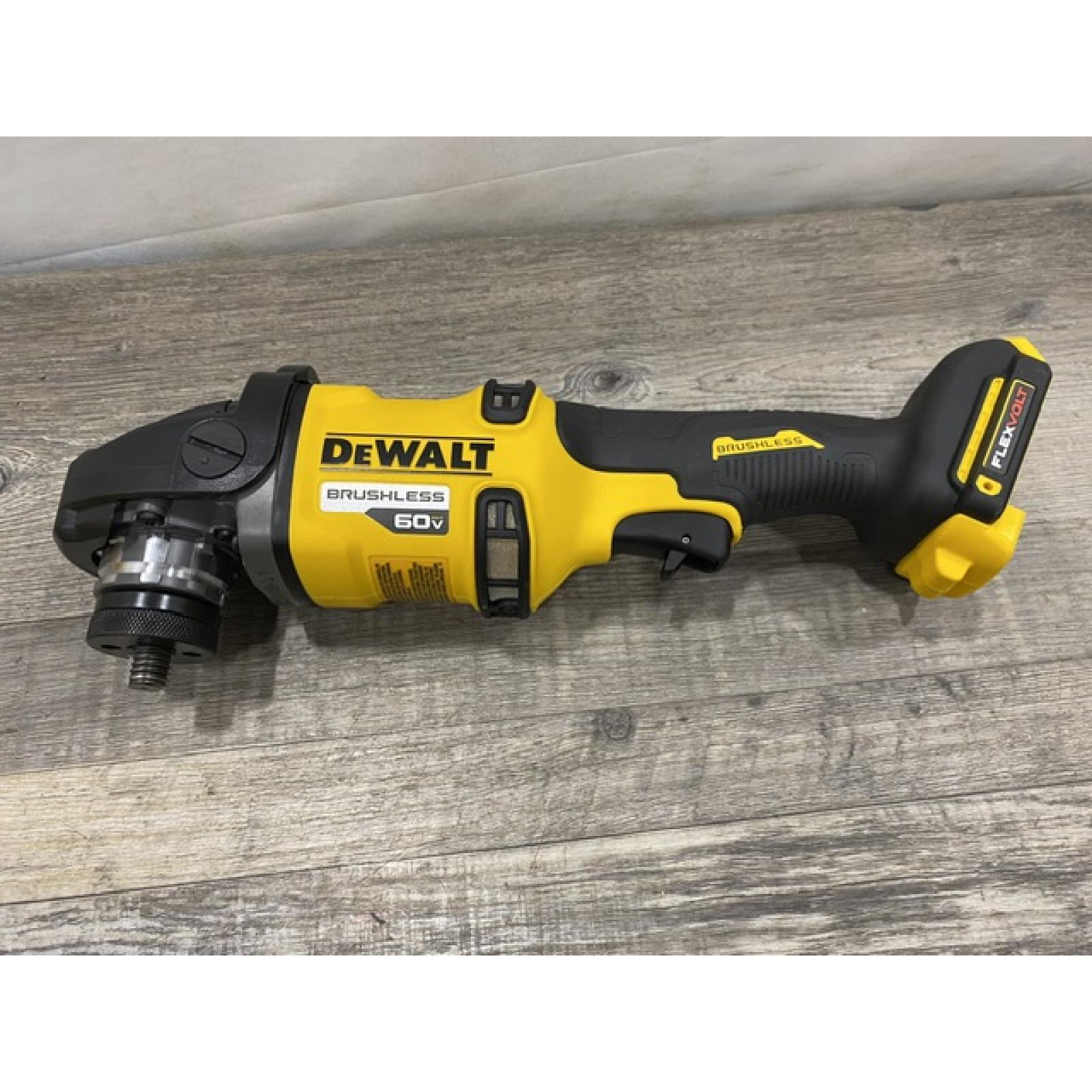 AS-IS DEWALT FLEXVOLT 60V Cordless 7 in. Angle Grinder (Tool-Only)