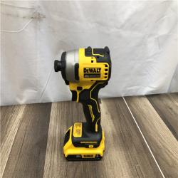 AS-IS DEWALT Atomic 20V Max Lithium-Ion Brushless Cordless Compact 1/4 in. Impact Driver Kit