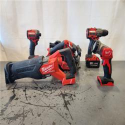 AS-IS- Milwaukee M18 Fuel 18 V 5 Amps Cordless Brushless 5 Tool
