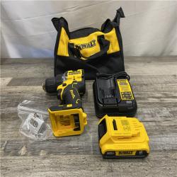 AS-IS DEWALT Atomic 20V Lithium-Ion Cordless Compact 1/2 in. Drill/Driver Kit