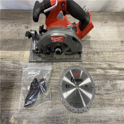 AS-IS Milwaukee FUEL 18V Lithium-Ion Brushless Cordless 6-1/2 in. Circular Saw (Tool-Only)
