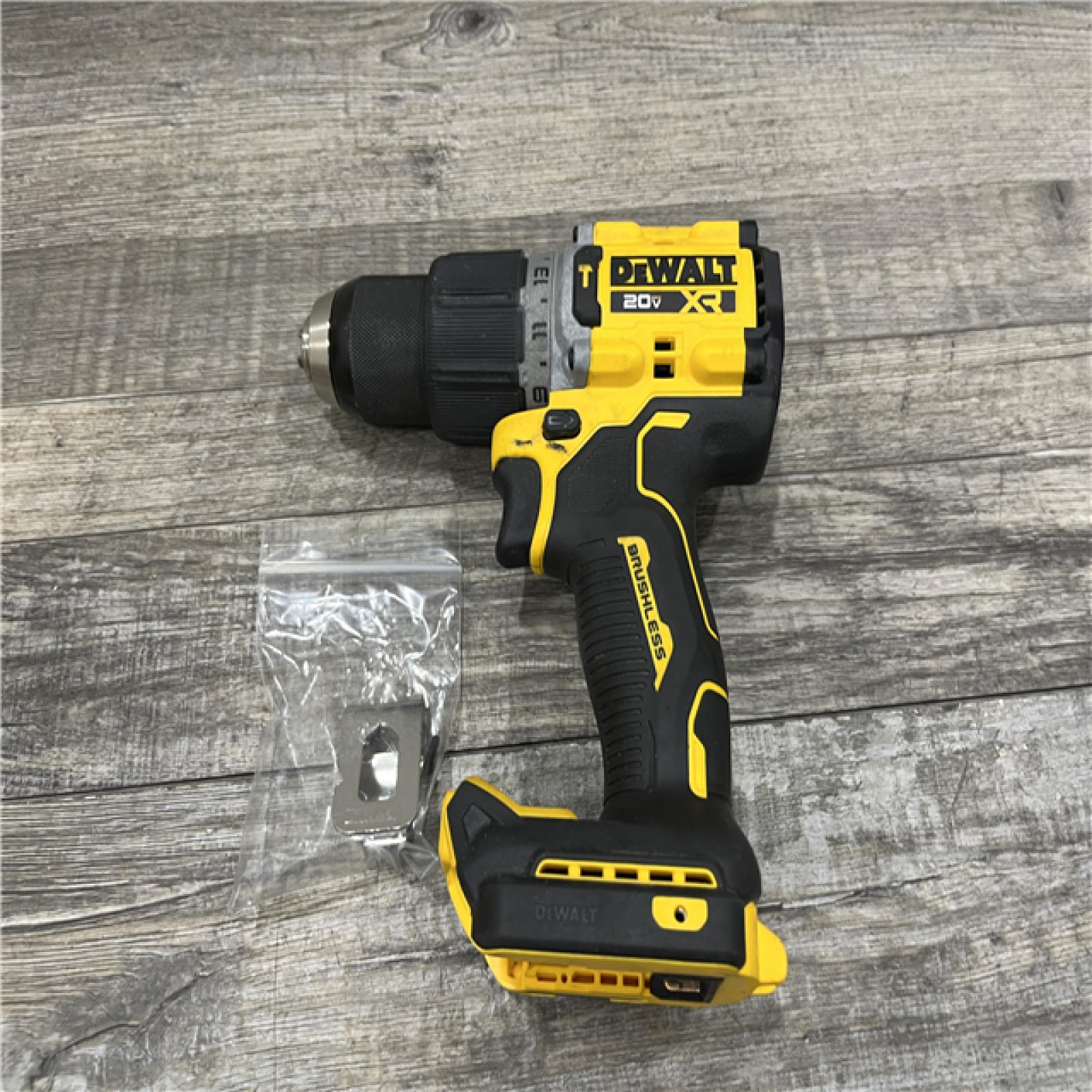 AS-IS DEWALT 20V XR Brushless Cordless 1/2 in. Hammer Drill (Tool-Only)