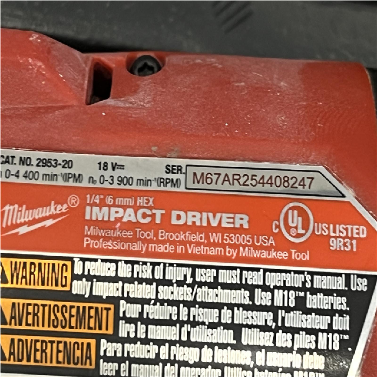 AS-IS Milwaukee FUEL 18V Lithium-Ion Brushless Cordless Hammer Drill and Impact Driver Combo Kit