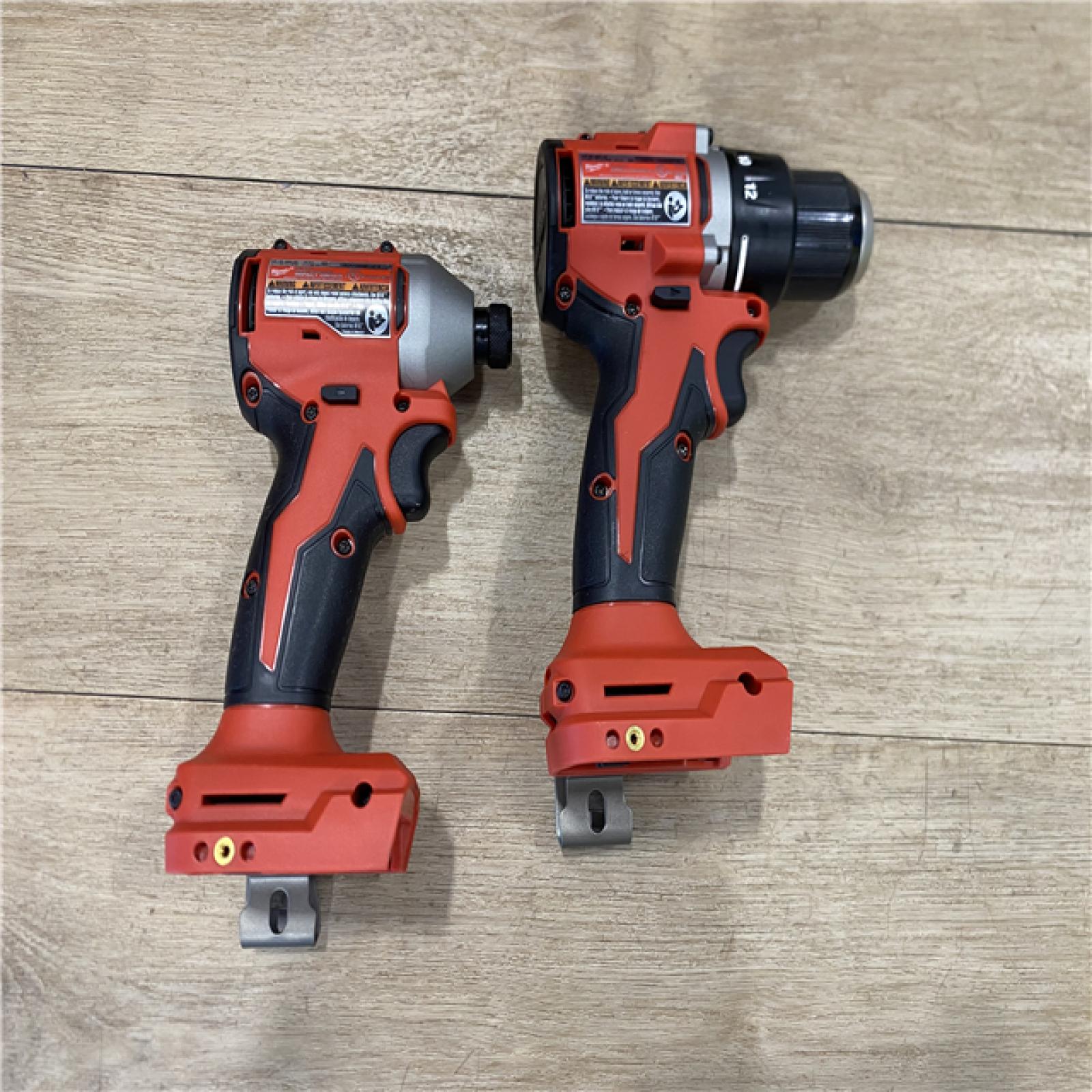AS-IS Milwaukee 18V Lithium-Ion Brushless Cordless Compact Drill/Impact Combo Kit