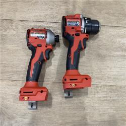 AS-IS Milwaukee 18V Lithium-Ion Brushless Cordless Compact Drill/Impact Combo Kit