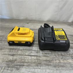 AS-IS DEWALT 20-Volt MAX Lithium-Ion 4.0Ah Battery with 12-Volt to 20-Volt MAX Charger