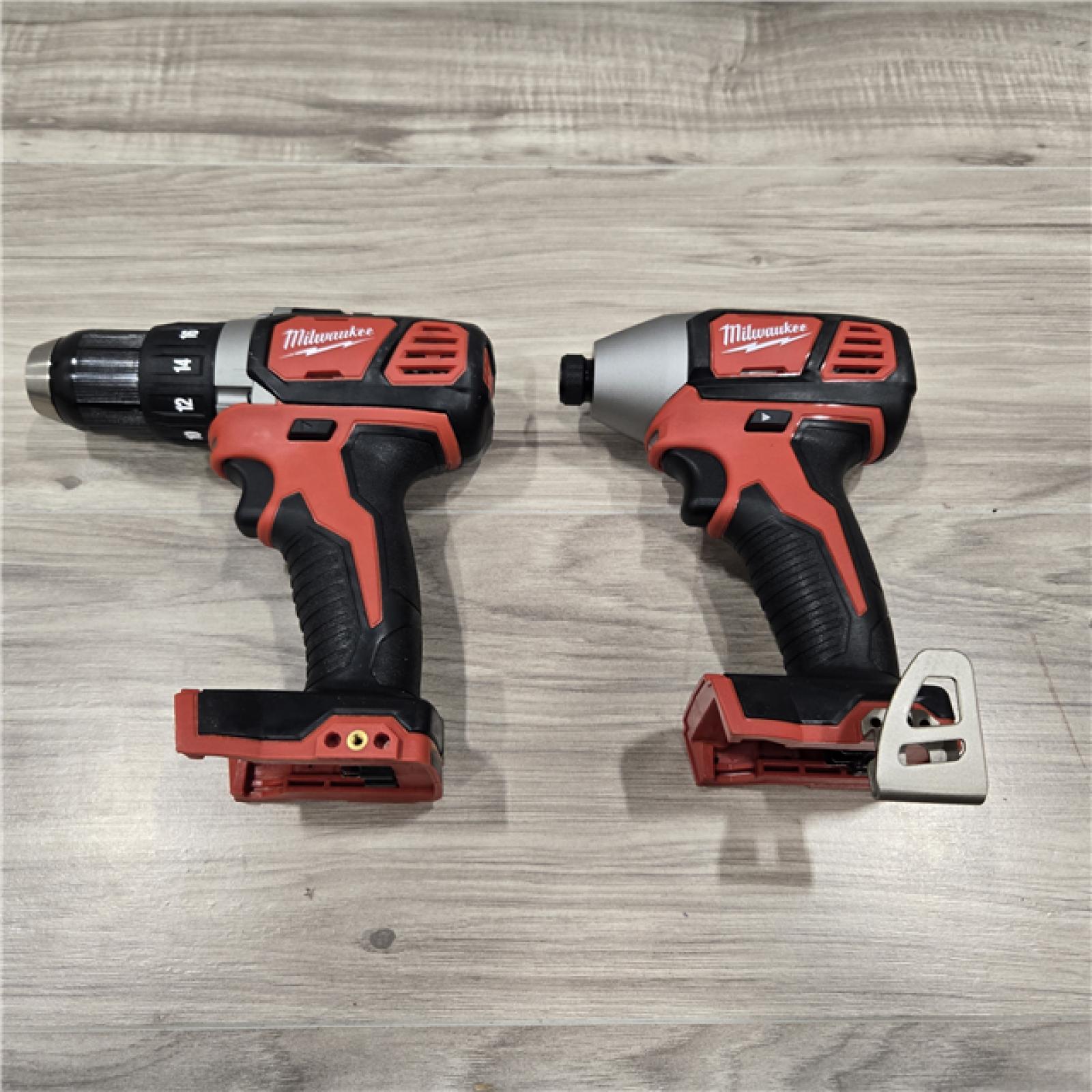 LIKE NEW! - Milwaukee 18V Cordless Brushed 2-Tool Drill/Driver and Impact Driver Kit
