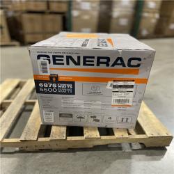DALLAS LOCATION- Generac 6875 / 5500-Watt Electric Switch Gasoline Powered Portable Generator