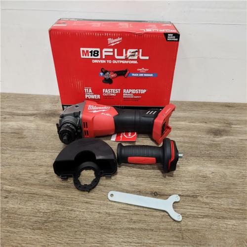 Phoenix Location NEW Milwaukee M18 FUEL 18V Lithium-Ion Brushless Cordless 4-1/2 in./5 in. Braking Grinder with Slide Switch (Tool-Only)