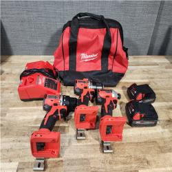 Houston Location AS-IS Milwaukee Drill and QTY/2 and Impact Batteries and Charger