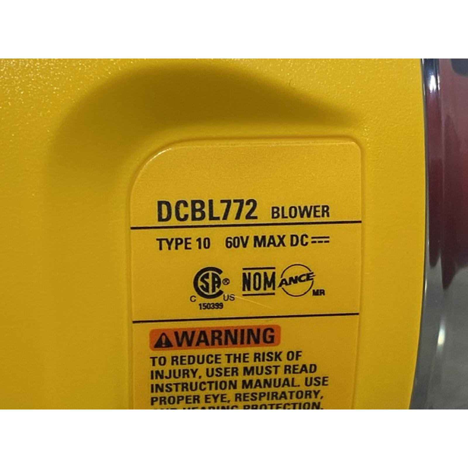 AS-IS DEWALT FLEXVOLT 60V MAX 125 MPH 600 CFM Brushless Cordless Battery Powered Blower Kit