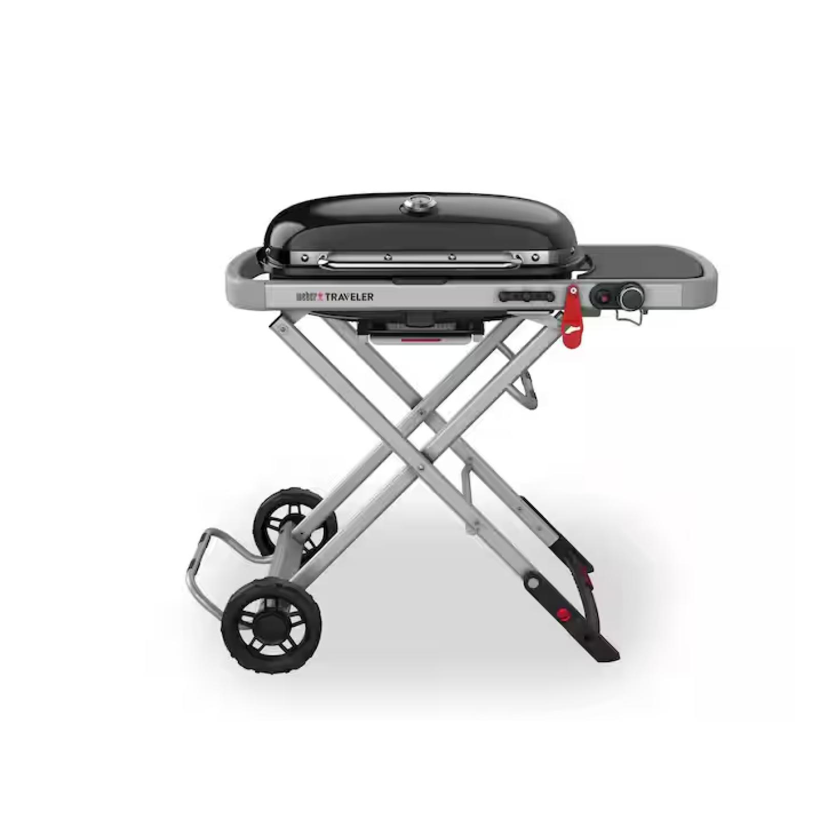 DALLAS LOCATION- NEW Weber Traveler Portable Propane Gas Grill