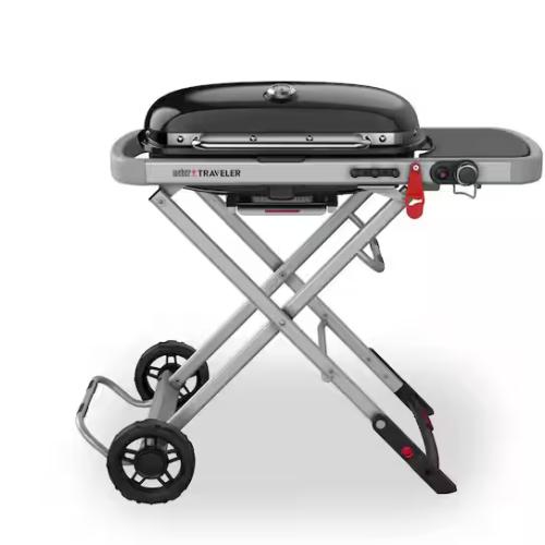 DALLAS LOCATION- NEW Weber Traveler Portable Propane Gas Grill