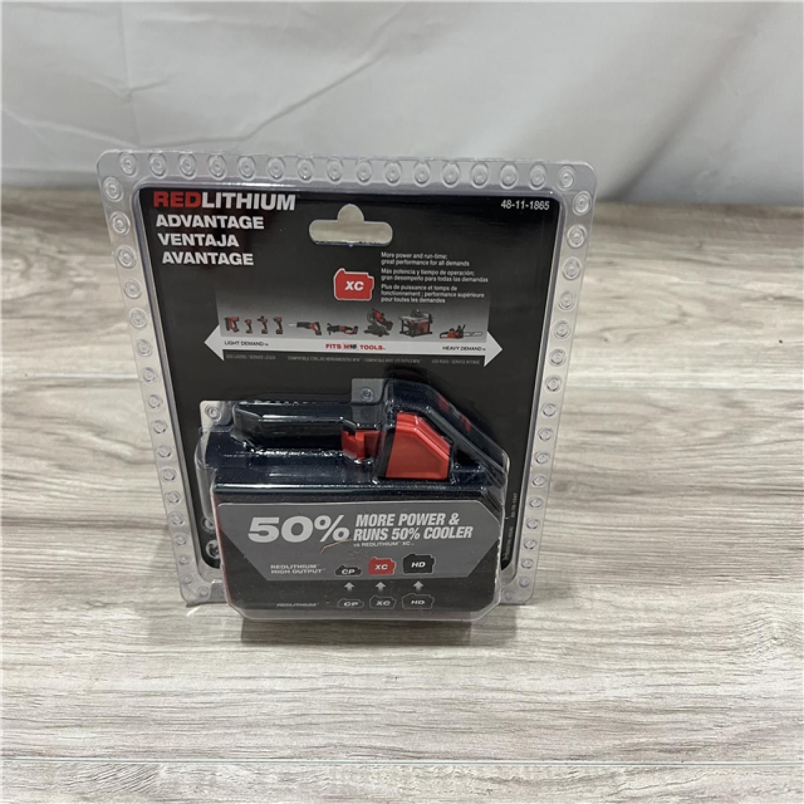 NEW Milwaukee Tool M18 Redlithium High Output Xc6.0 Battery Pack