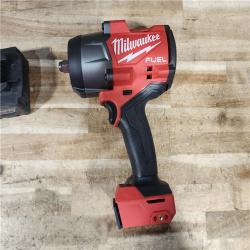 HOUSTON LOCATION - AS - IS Milwaukee FUEL 18V Lithium-Ion Brushless Cordless 1/2 in. Impact Wrench with Friction Ring W/ BATTERY & CHARGER