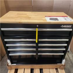 Phoenix NEW Husky Tool Storage 46 in. W x 18 in. D 9-Drawer Mobile Workbench Cabinet in Gloss Black