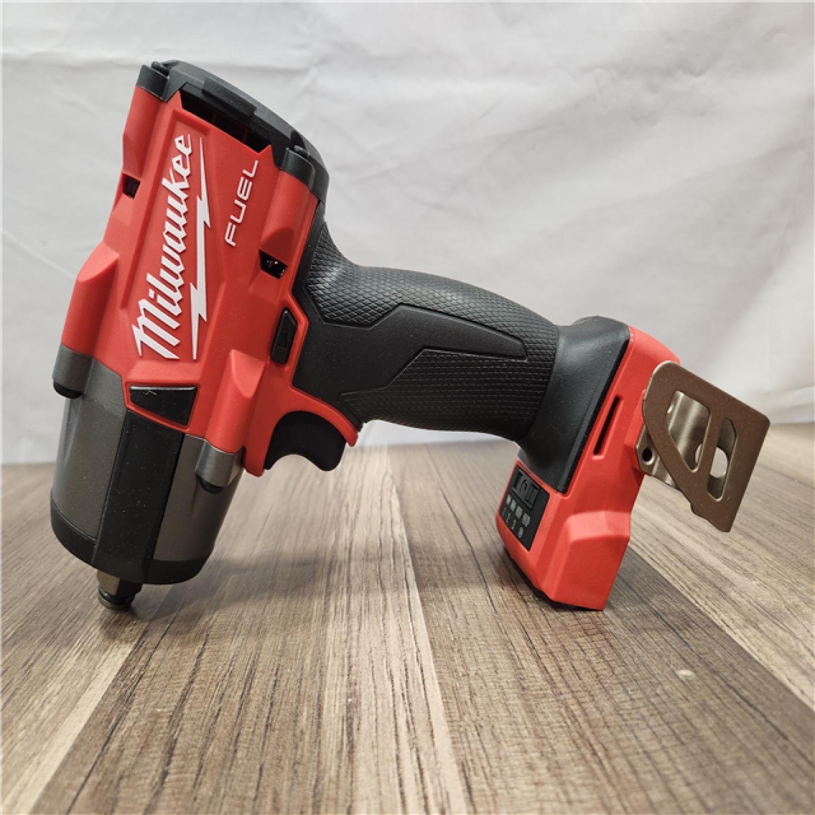 AS-IS- Milwaukee M18 18V Fuel 1/2 Mid-Torque Impact Wrench Cordless Lithium-Ion Brushless (Tool-Only) with Friction Ring