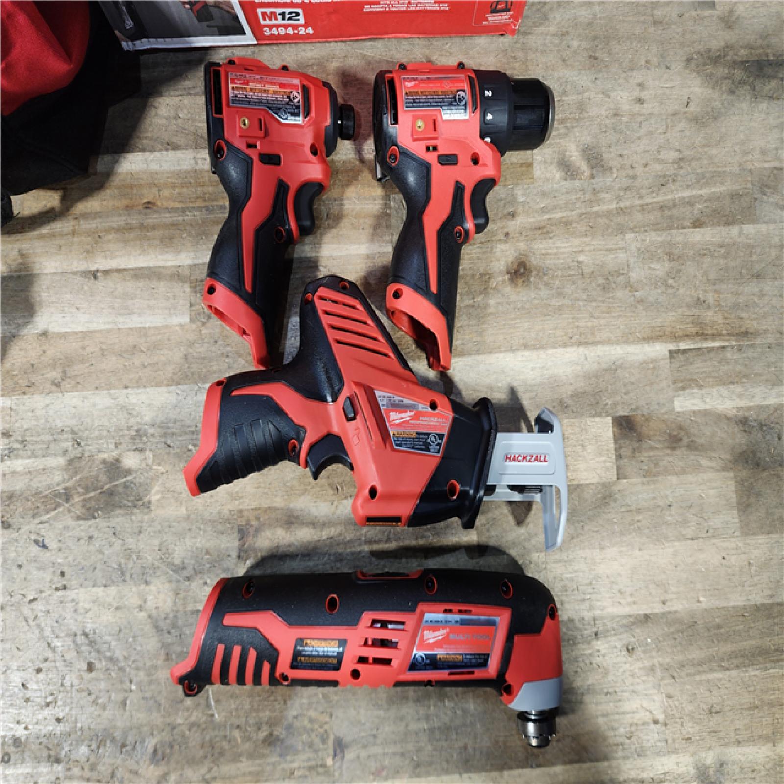HOUSTON LOCATION - AS-IS Milwaukee 12V Lithium-Ion Brushless Cordless Subcompact Drill and Impact Driver Kit