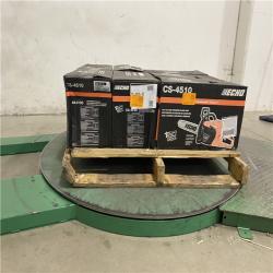 Dallas Location -NEW- ECHO 18 in. 45.0 cc Gas 2-Stroke Rear Handle Chainsaw(Lot Of 7)