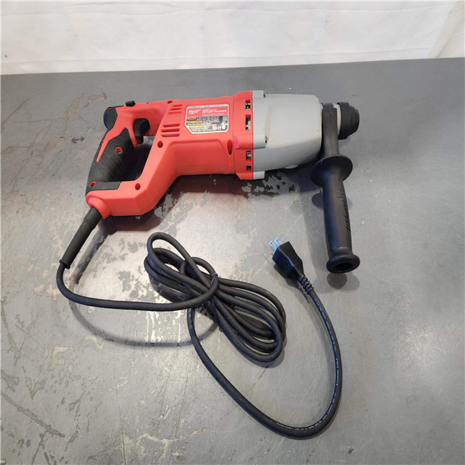 AS-IS- Milwaukee 1 in. SDS Plus D-Handle Rotary Hammer w/ Case (Tool-Only)