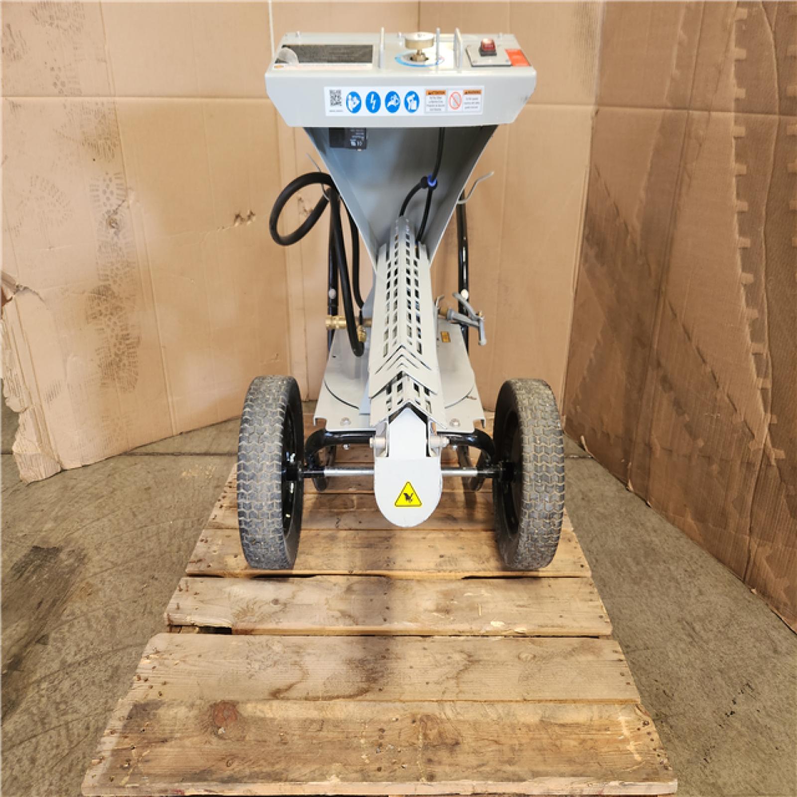 Phoenix MUDMIXER Heavy Duty Portable Continuous Concrete Mixer Evolution (Unit Powers on)