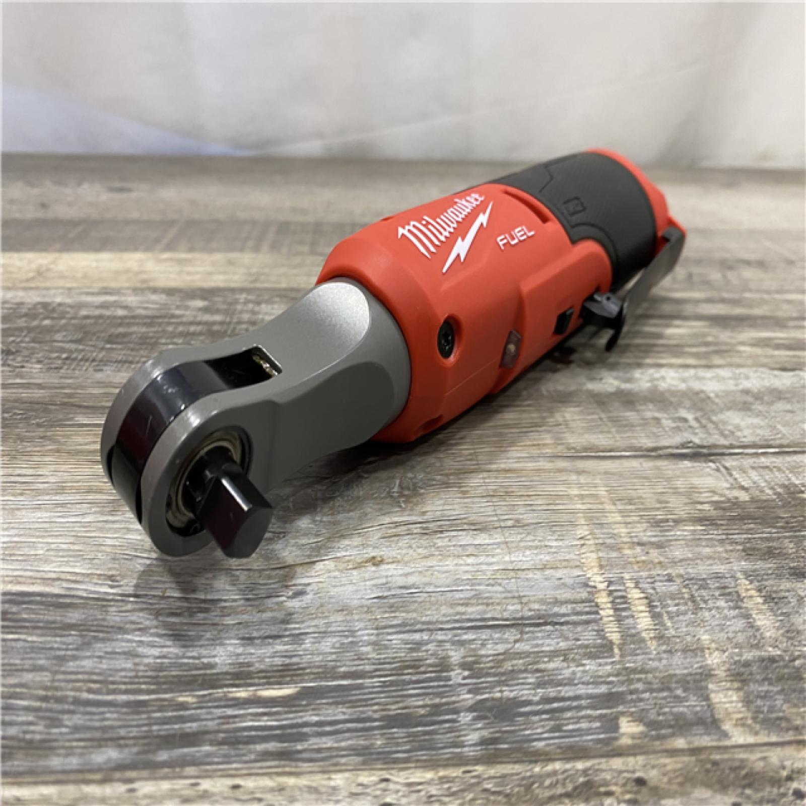 AS-IS Milwaukee FUEL 12-Volt Lithium-Ion Brushless Cordless High Speed 3/8 in. Ratchet (Tool-Only)