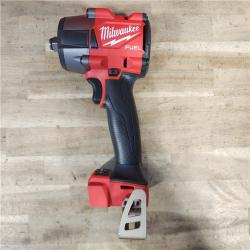 HOUSTON LOCATION - AS-IS Milwaukee M18 18V Fuel 1/2 Mid-Torque Impact Wrench Cordless Lithium-Ion Brushless with Friction Ring 2962-20 (TOOL ONLY)