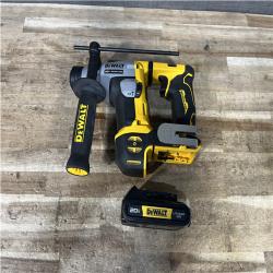 Houston Location AS-IS DEWALT ATOMIC 20V MAX Cordless Brushless Ultra-Compact 5/8 in. SDS Plus Hammer Drill (Tool Only)