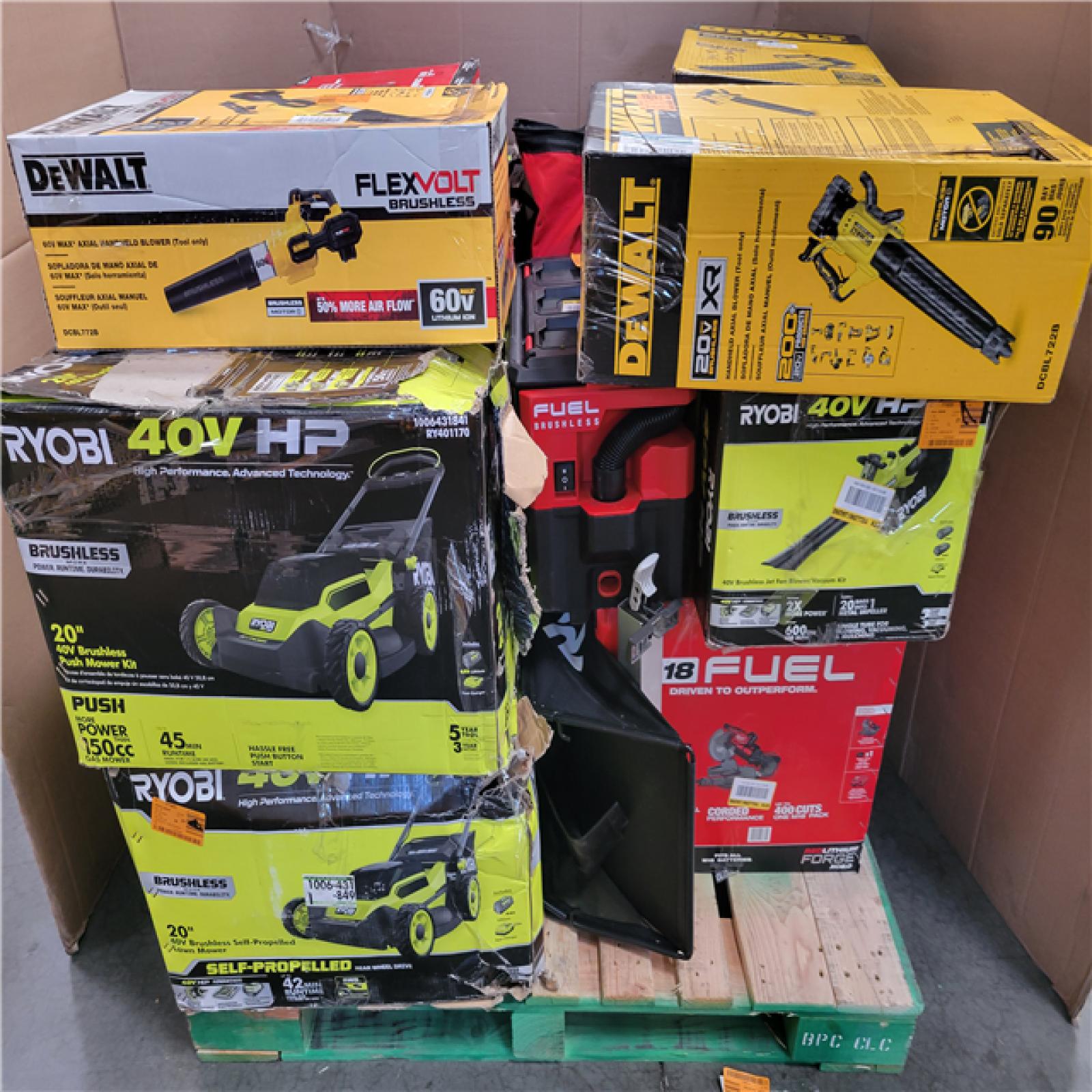 CALIFORNIA AS-IS TOOL PALLET